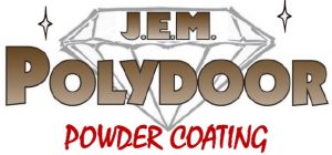 J.E.M. powder coating logo